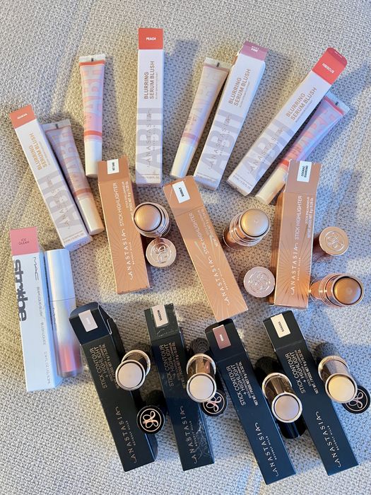 Оригинална козметика за лице Dior, Fenty, Tarte, Milk, Huda