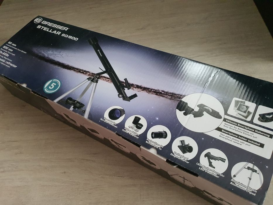 Telescop Bresser Stellar 60/800 – fără filtru solar
