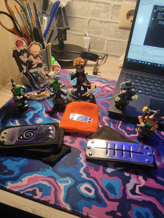 Аниме Мерч (Повязки, Акриловые Фигурки, т.д)