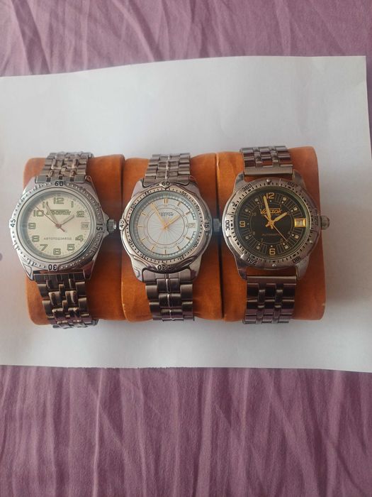 Продавам 3 редки часовника Восток,Vostok,amphibia,автоматик