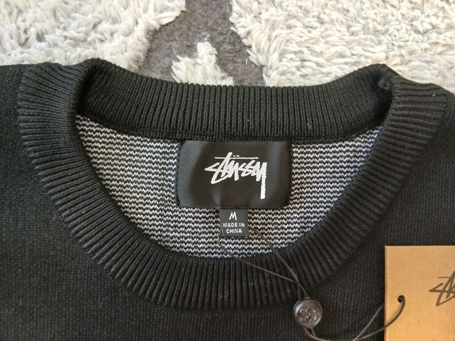 Bluza Neagră Stüssy - mărimea M - NOU
