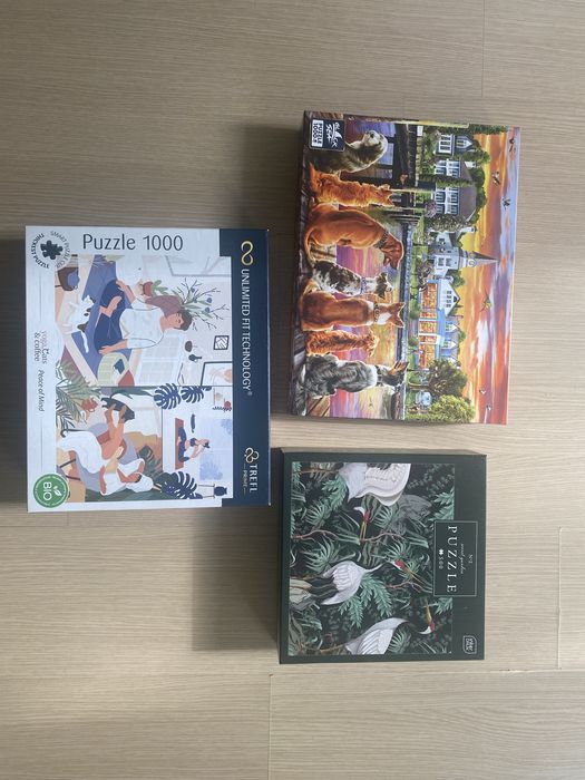 Пъзели 500, 1000 части Black Sea, Trefl, Interduck