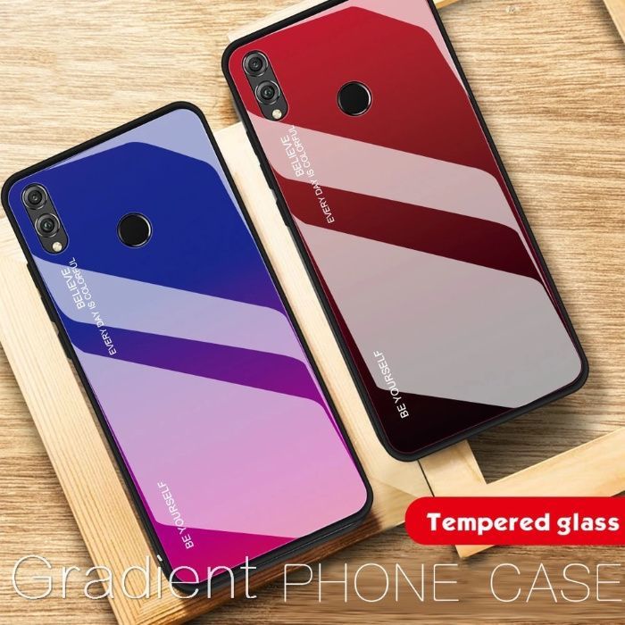 Husa Gradient din sticla pentru Huawei Y6 2019 , Y6s