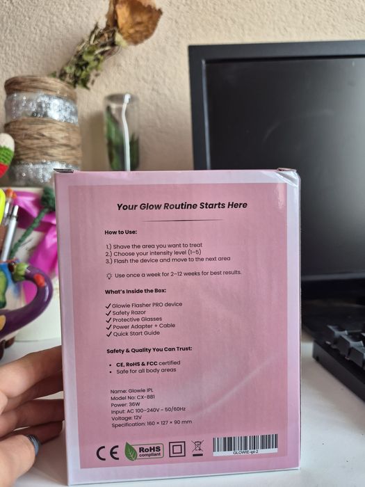 Фотоепилатор - Glowie IPL