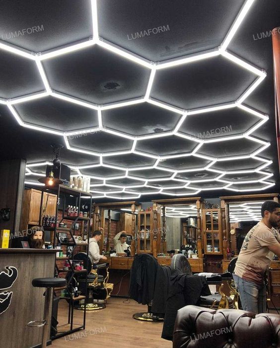 Salon/Barbershop LED svetodiod yoritish/Led chiroq