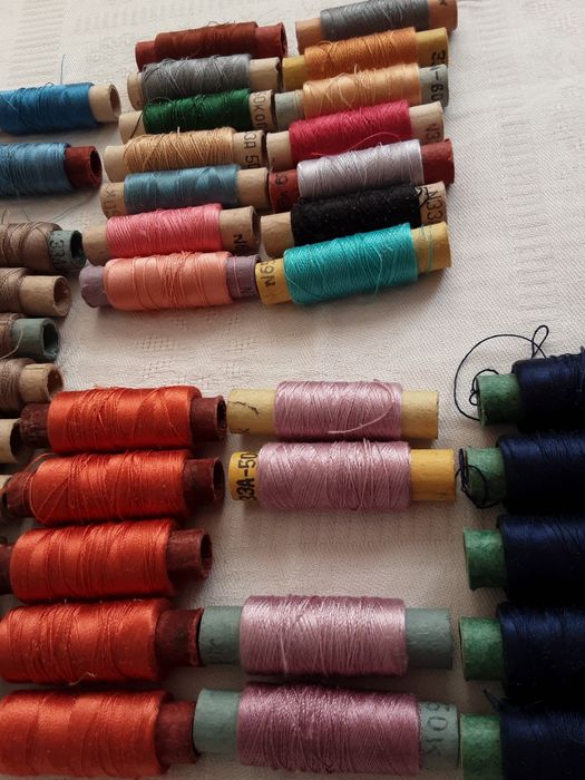 Шелковые нитки для ришелье, ссср