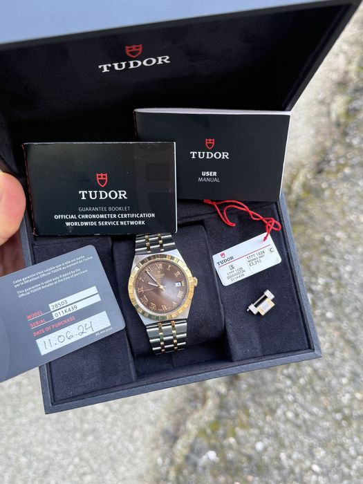 Ceas Tudor Royal - Aur otel - Chocolate dial ! Acte cutie full