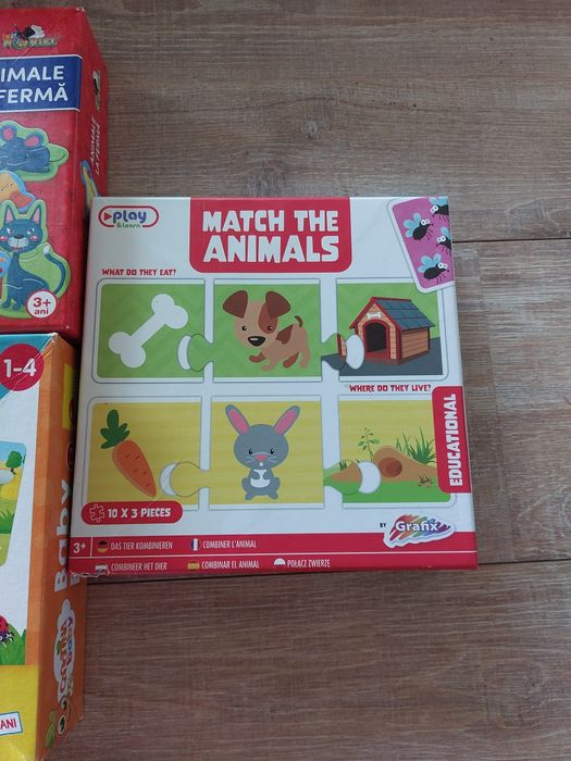 Lot puzzle bebe animale
