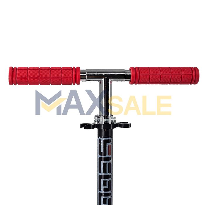 Детски scooter скутер тротинетка сгъваема черно червено алуминиева