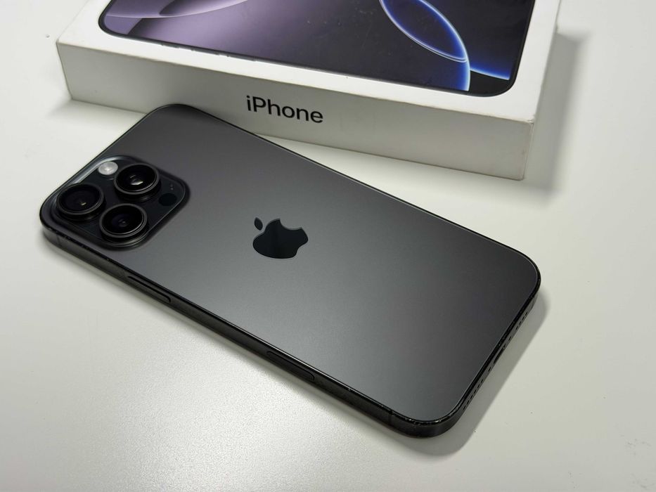 iPhone 16 Pro Max, Black Titanium, 256Gb, Liber de retea | Cod - G962