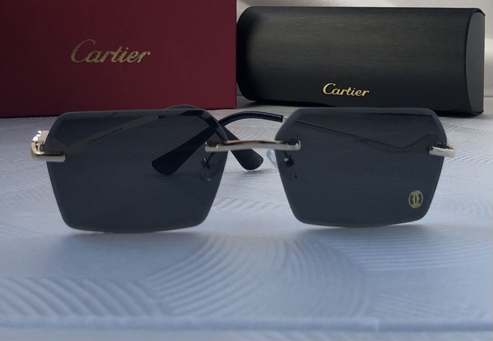 Мъжки дамски слънчеви очила с правоъгълни 3 цвята черни кафяви