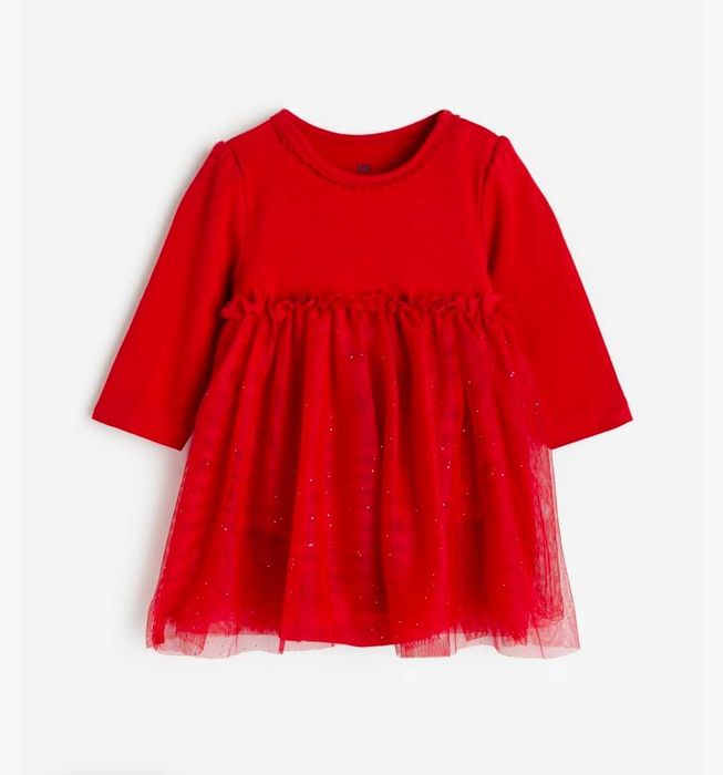 Детски Коледни рокли H&M 9-12 месеца
