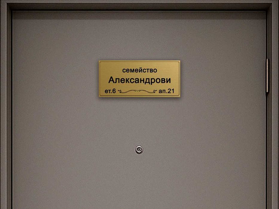 Табели за врата от АБС