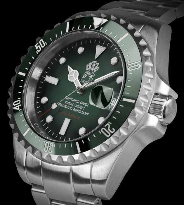 Ceas Tecnotempo - Automatic Diver 2000M "Diving Helmet" - Limited Edition  - TT.2000DH.GR - Bărbați