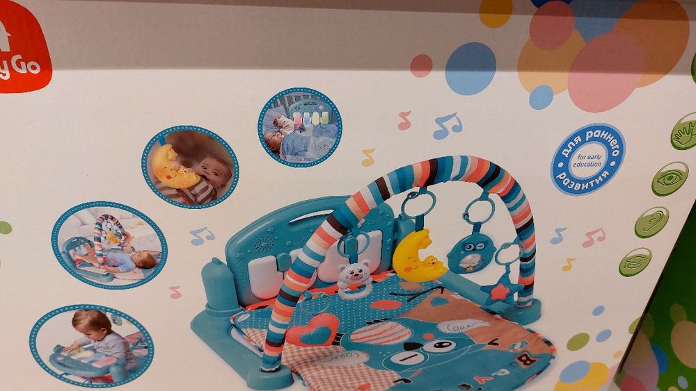 Продам развивающий коврик новый!!!