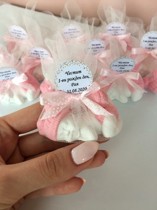 Подаръци за гости, подаръчета за кръщене, погача, рожден ден, гипсови