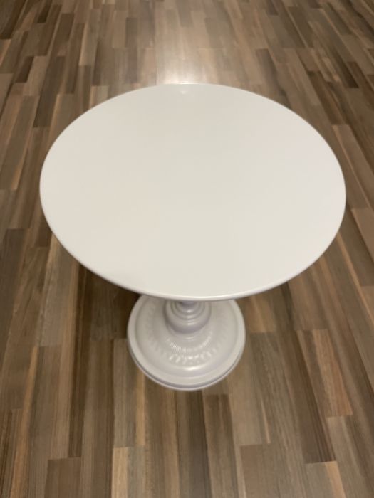 Masa cafea alba din metal