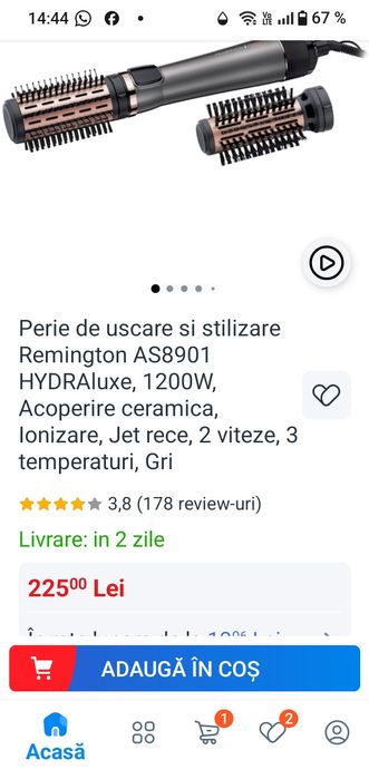 Perie pentru uscat și stilizat profesională