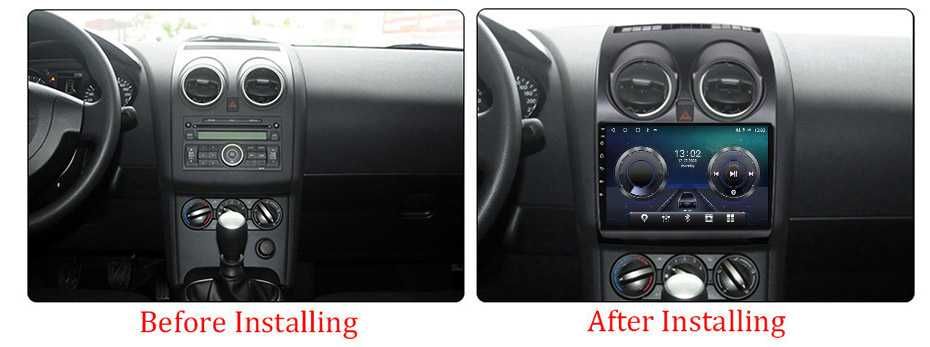 Мултимедия Android за Nissan Qashqai J10 Навигация Кашкай плеър екран