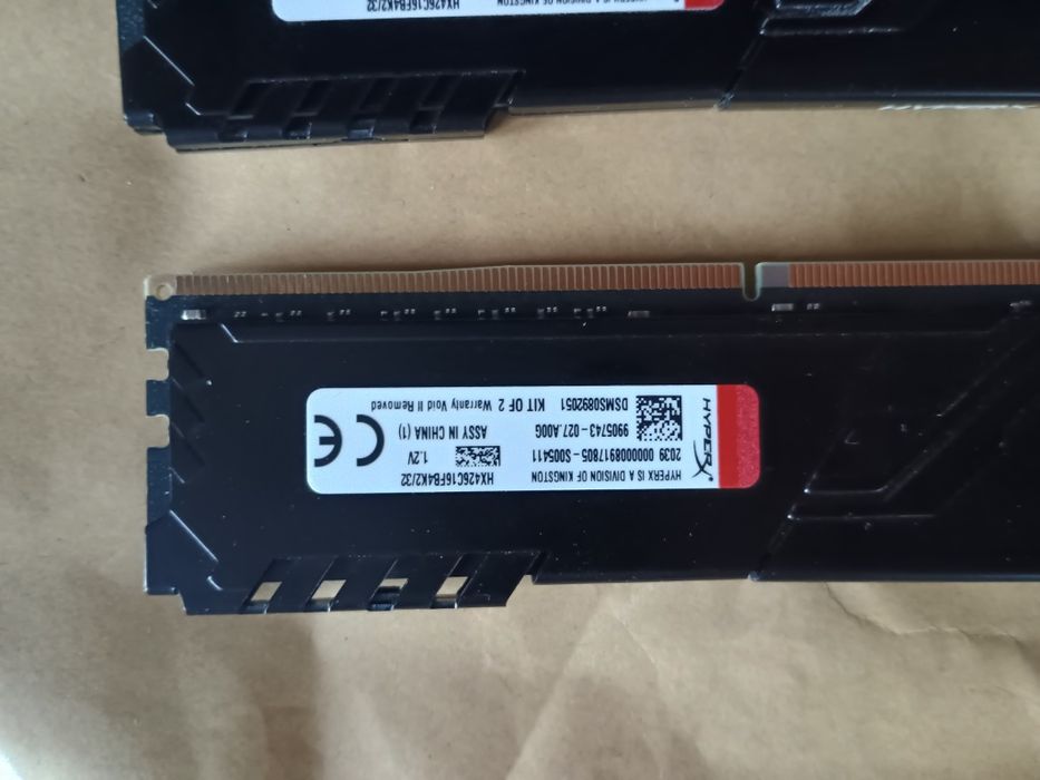 32 GB Ram DDR4 HyperX Fury 2666 Mhz