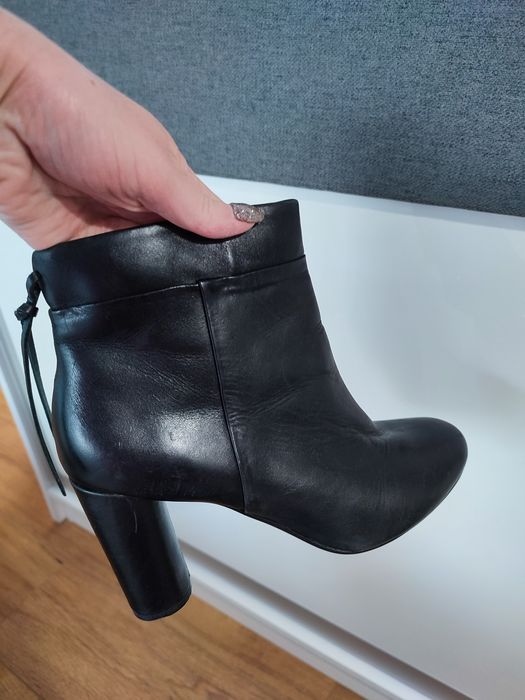 Боти на висок ток #Естествена кожа