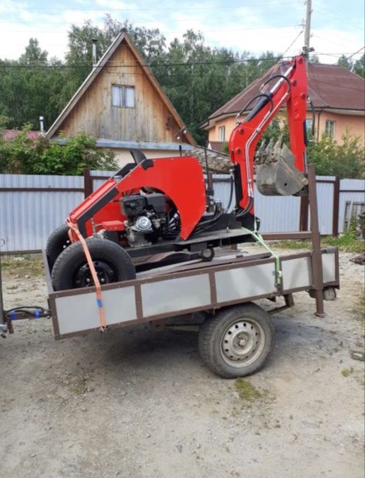 Услуги экскаватора земляные работы копка фундамента водопровод септик