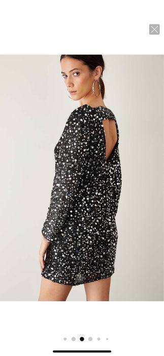 Бляскава къса рокля