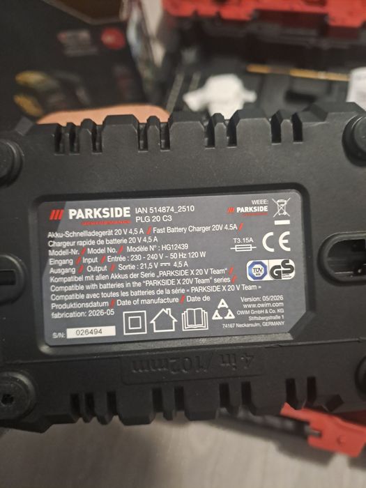 Rotopercutor parkside performance 20v 3J