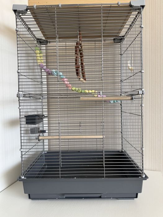 Клетка для попугая с манежом