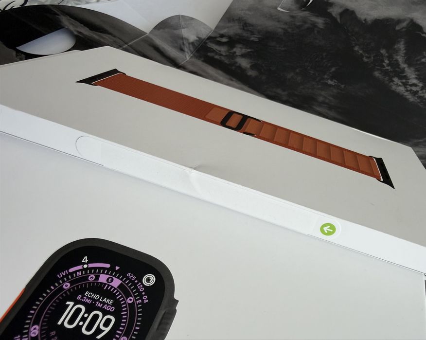 Оригинална каишка за Apple Watch Alpine Loop Зелена,синя