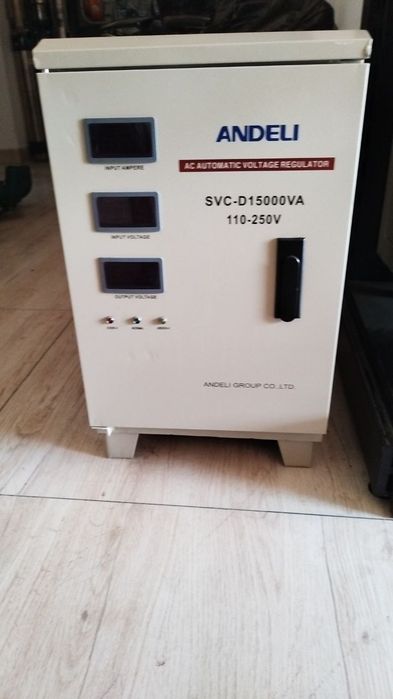 Стабилизатор SVC-D 15000V ANDELI 110~250v Оригинал Со склада