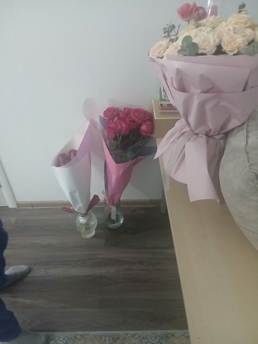 Цветы белое роза