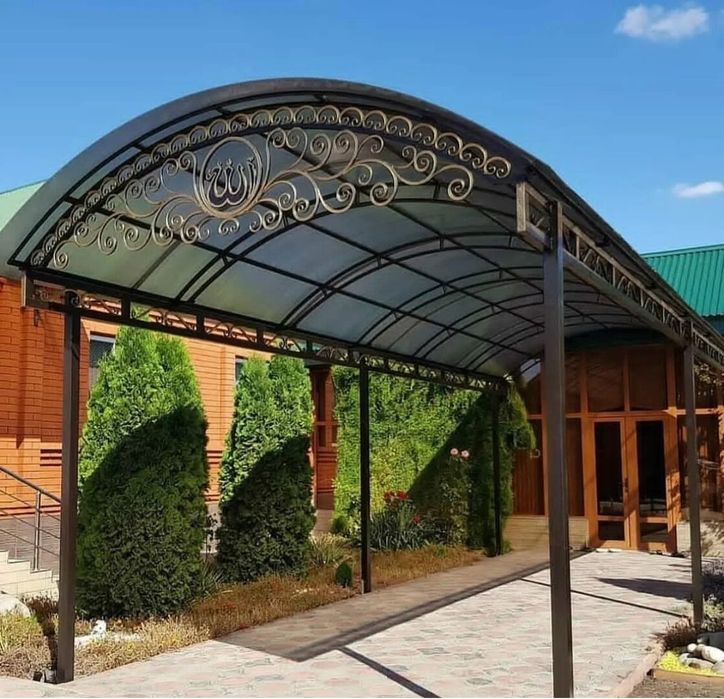 Откатные ворота и навесы.