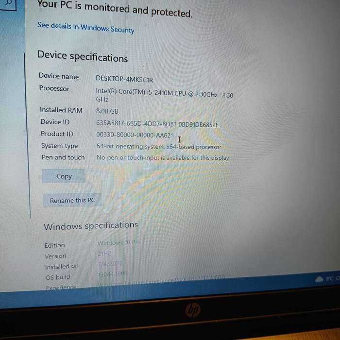 Vand HP ProBook 6560b i5‑2410M, 8GB RAM, Windows 10 Pro