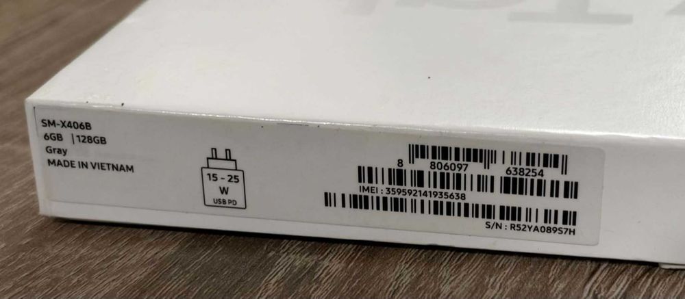 Таблет Samsung GALAXY TAB S10 LITE 5G GRAY 128/6