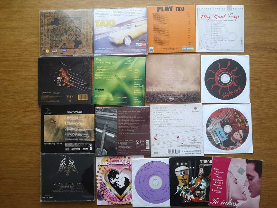 CD muzica romaneasca rock, folk, pop, blues.