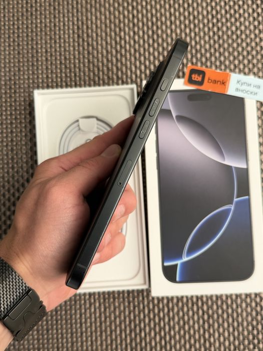 96%!256GB!iPhone 16 Pro MAX Black Titanium* Лизинг TBI 30€/м айфон 16 про макс