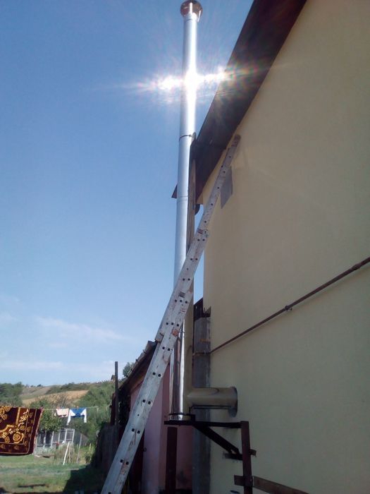 Coș/Horn din inox tub dublu izolat