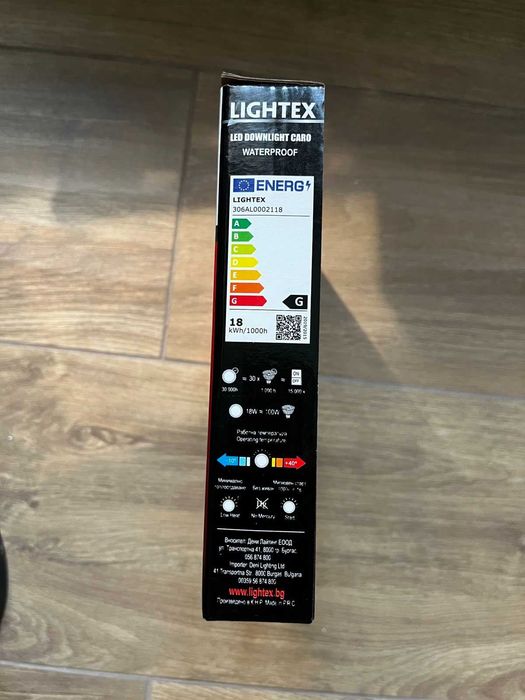 Компмект от 19 бр. нови влагозащитени LED лунички LIGHTEX CARO – 9W, 12W и 18W