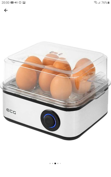 Aparat de fiert si prajit oua,500 W, 8 oua fierte, 4 oua prajite, nou