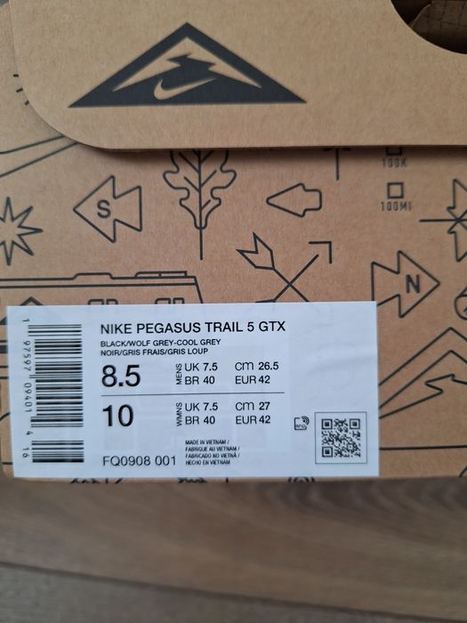 Nike Непромокаеми обувки Pegasus Trail 5 GTX