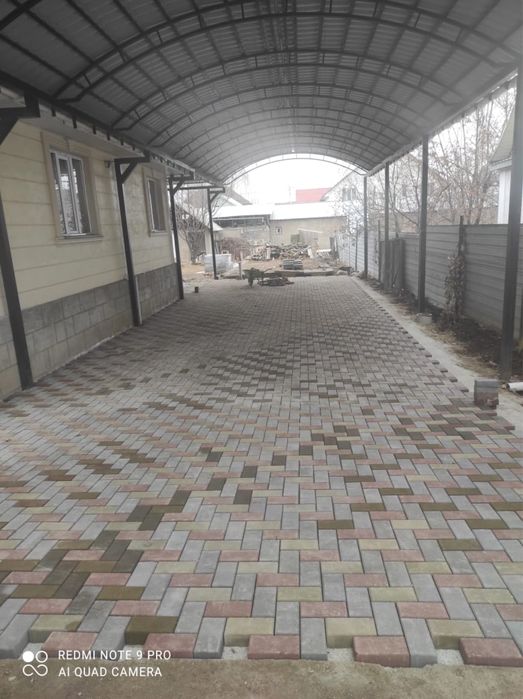 Укладка брусчатки
