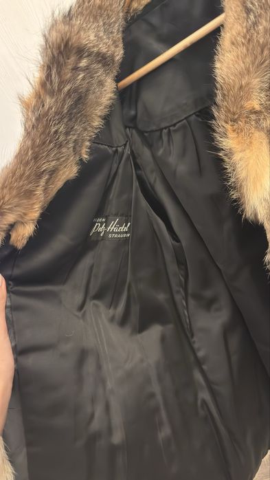 Haina de blana naturala vulpe