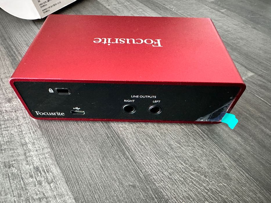 Focusrite Scarlett Solo 3th Gen USB аудио интерфейс