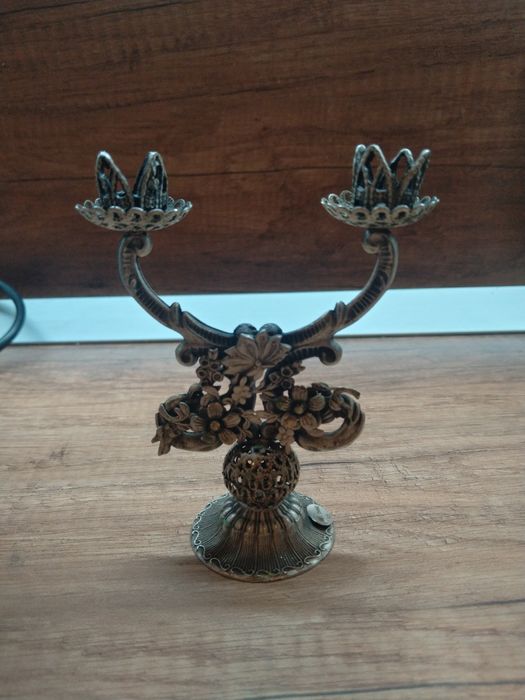 Продавам Италиански сребърен свещник Linea Ame в Бароков стил