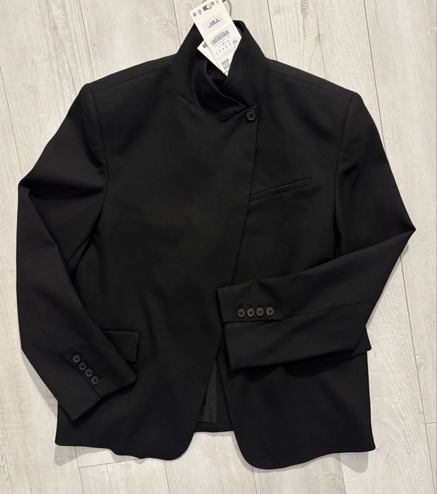 Blazer cu amestec de lana L Zara