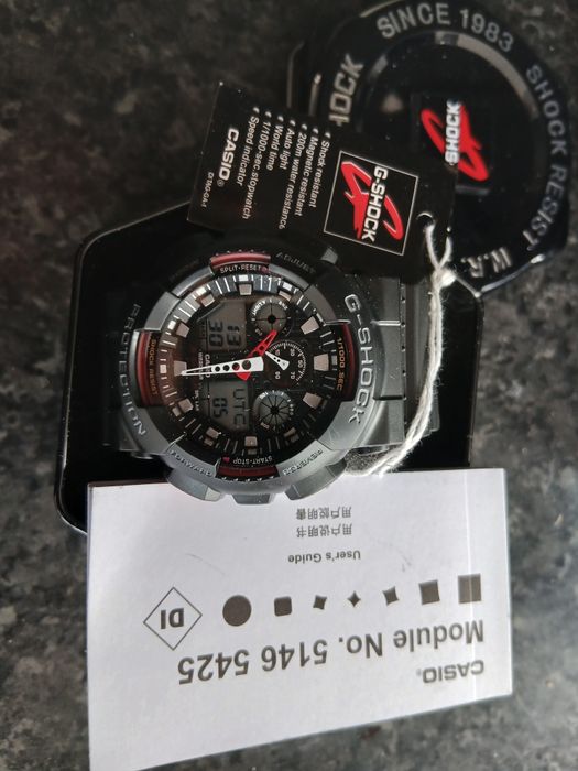 Часовници Casio GSHOCK GA-100-1A4ER; Casio g-shock ga-2100