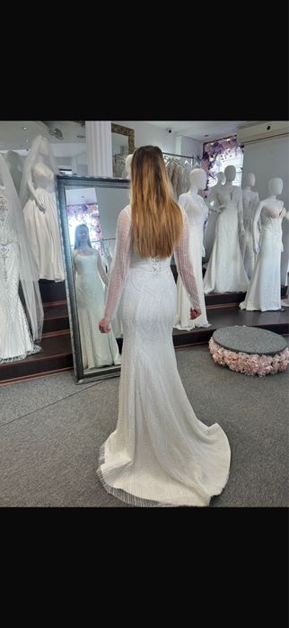 Vand rochie de mireasa Sirena+ bolero