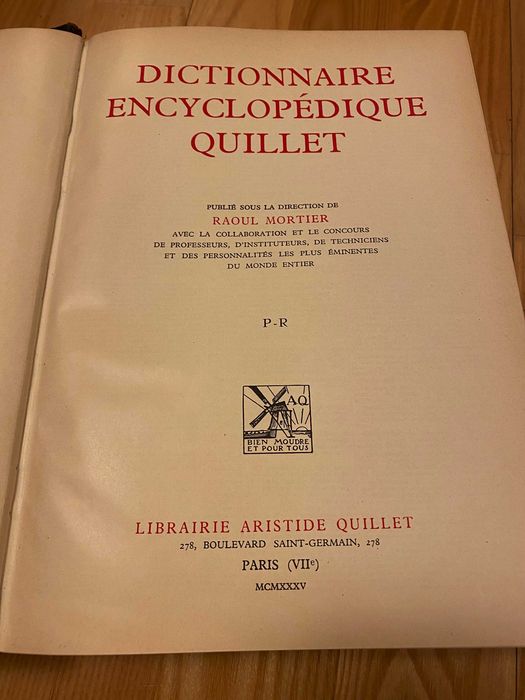 Enciclopedia Quillet, 1935 - 6 volume Otopeni • OLX.ro