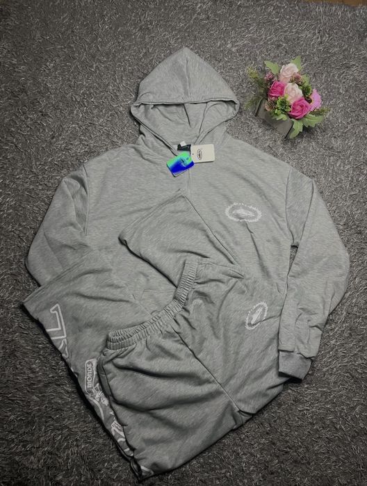 Corteiz grey tracksuit чисто нов Л